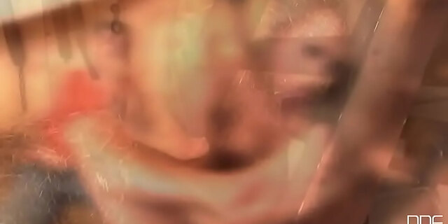 blonde,car,feet,foot fetish,shaved pussy,