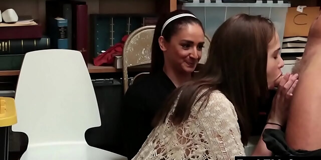 caught,cute teen,doggystyle,hardcore,office,police,teen,