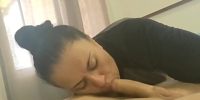 amateur,anilingus,ass,big ass,blowjob,brunette,closeup,deepthroat,gagging,handjob,homemade,interracial,milf,rimjob,slut,