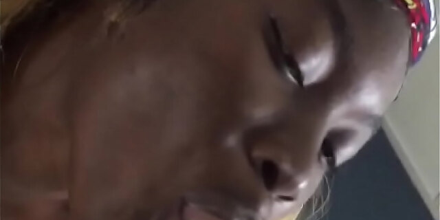 black,blowjob,deepthroat,small tits,