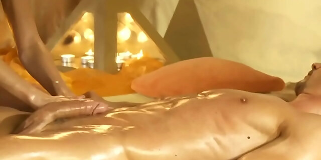 big cock,brunette,couple,erotic massage,femdom,handjob,korean,massage,oriental,pussy,sensual,