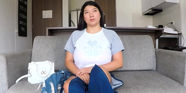 blowjob,boobs,brunette,casting,cumshot,hardcore,hd,latin,latina,natural tits,