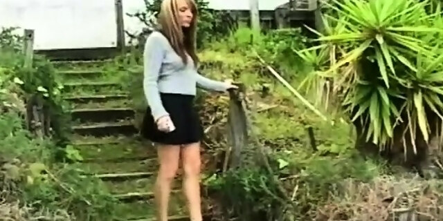 blonde,fetish,girlfriend,outdoor,sex,softcore,solo,upskirt,