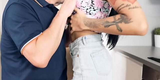 blowjob,brunette,handjob,hardcore,hd,husband,neighbor,pov,