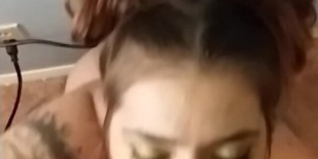 amateur,bbc,blowjob,brunette,cum,cumshot,interracial,licking,messy,milf,pigtail,pov,