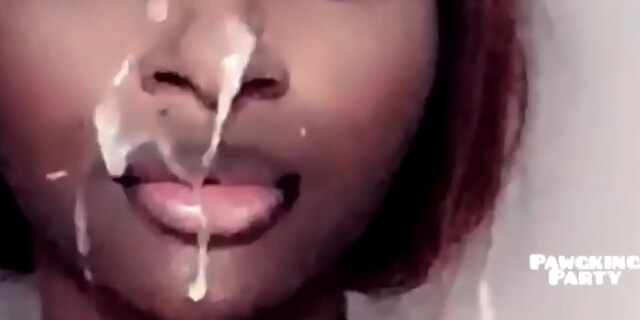 black,caught,celebrity,cumshot,facial,submissive,