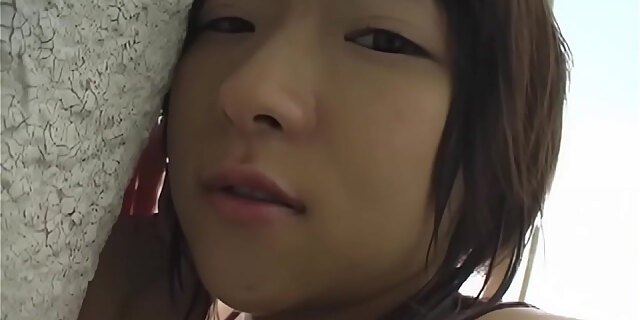 big ass,big tits,bikini,brunette,busty,japanese,outdoor,