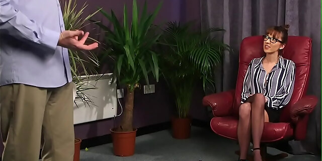 brunette,cfnm,femdom,fetish,glasses,hd,humiliation,panties,stockings,